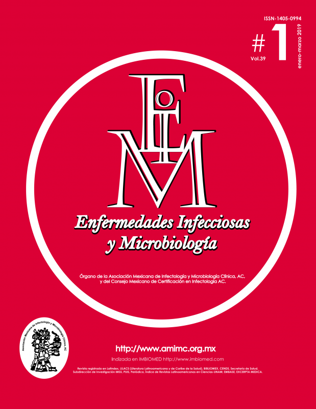 Revista Enfermedades Infecciosas y Microbología #1 2019
