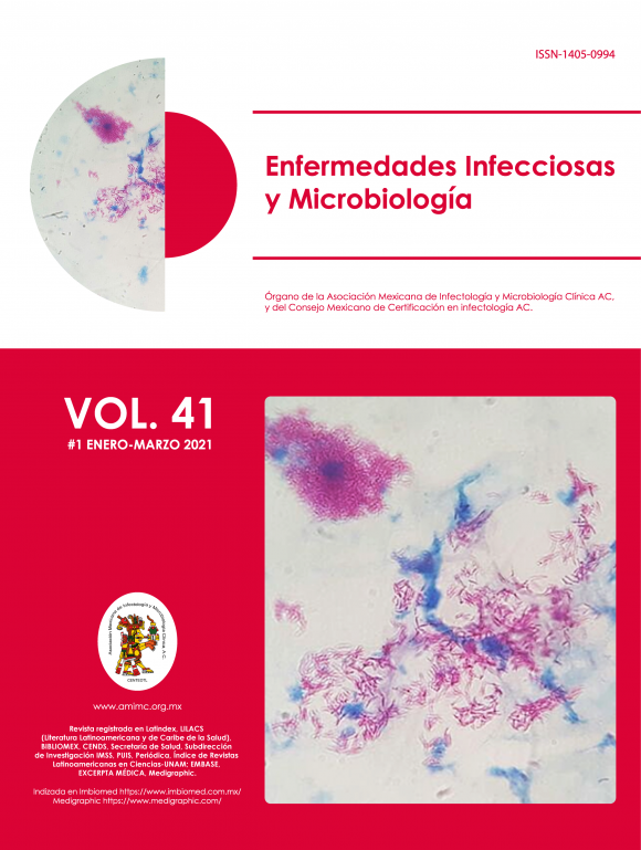 REVISTA ENFERMEDADES INFECCIOSAS Y MICROBIOLOGÍA # 1 ENE-MAR 2021