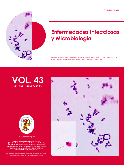 Revista Enfermedades Infecciosas Y Microbiología edición Abril – Junio del 2023